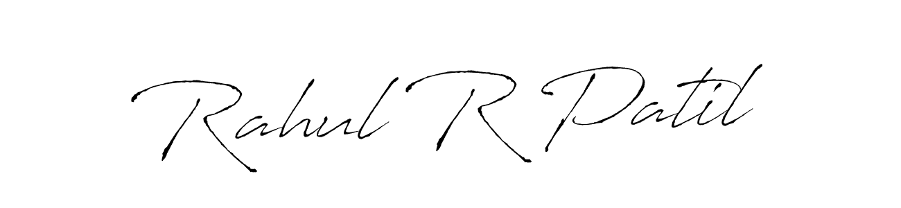 Create a beautiful signature design for name Rahul R Patil. With this signature (Antro_Vectra) fonts, you can make a handwritten signature for free. Rahul R Patil signature style 6 images and pictures png