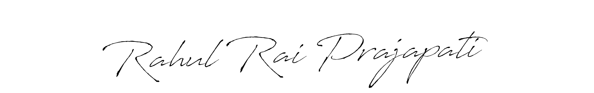 It looks lik you need a new signature style for name Rahul Rai Prajapati. Design unique handwritten (Antro_Vectra) signature with our free signature maker in just a few clicks. Rahul Rai Prajapati signature style 6 images and pictures png