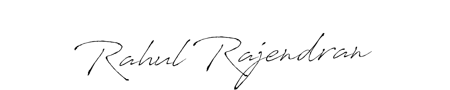 Rahul Rajendran stylish signature style. Best Handwritten Sign (Antro_Vectra) for my name. Handwritten Signature Collection Ideas for my name Rahul Rajendran. Rahul Rajendran signature style 6 images and pictures png