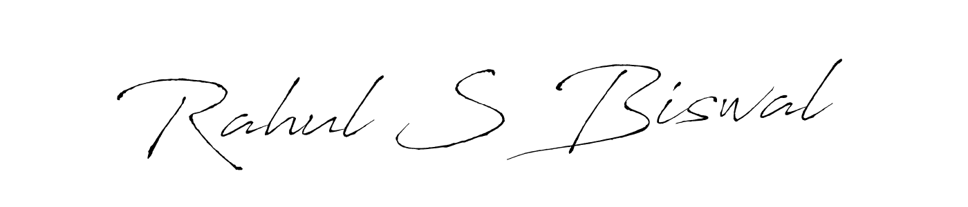 How to make Rahul S Biswal signature? Antro_Vectra is a professional autograph style. Create handwritten signature for Rahul S Biswal name. Rahul S Biswal signature style 6 images and pictures png