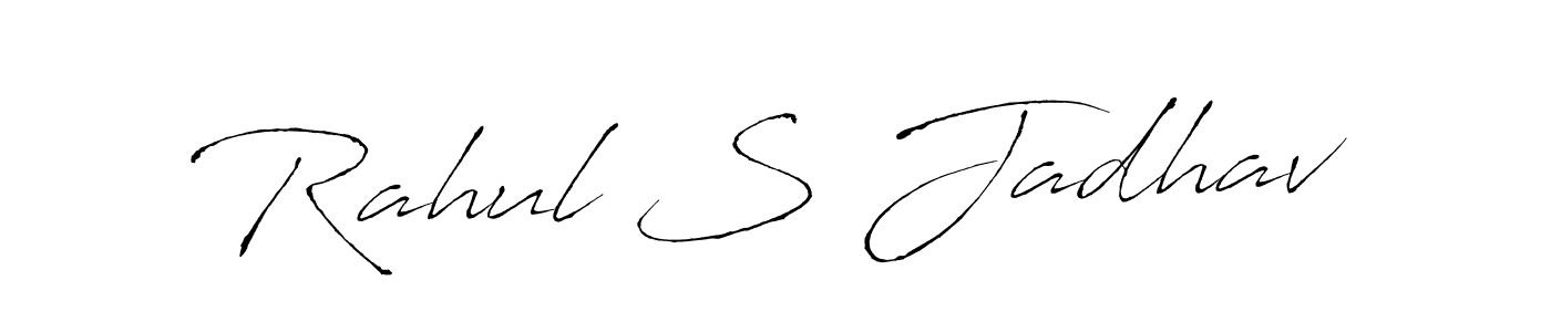 You should practise on your own different ways (Antro_Vectra) to write your name (Rahul S Jadhav) in signature. don't let someone else do it for you. Rahul S Jadhav signature style 6 images and pictures png