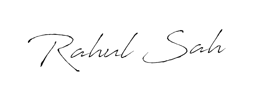 Antro_Vectra is a professional signature style that is perfect for those who want to add a touch of class to their signature. It is also a great choice for those who want to make their signature more unique. Get Rahul Sah name to fancy signature for free. Rahul Sah signature style 6 images and pictures png