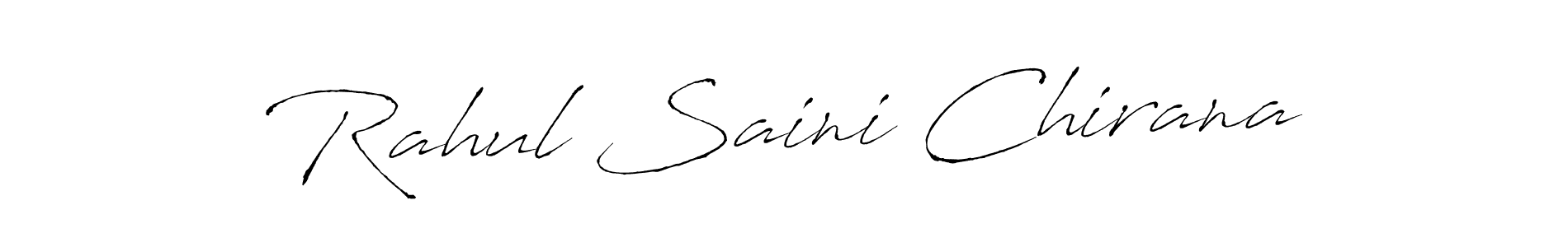 Use a signature maker to create a handwritten signature online. With this signature software, you can design (Antro_Vectra) your own signature for name Rahul Saini Chirana. Rahul Saini Chirana signature style 6 images and pictures png