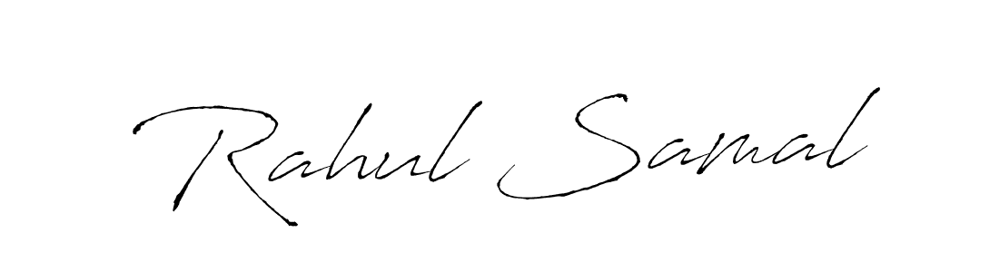 Use a signature maker to create a handwritten signature online. With this signature software, you can design (Antro_Vectra) your own signature for name Rahul Samal. Rahul Samal signature style 6 images and pictures png