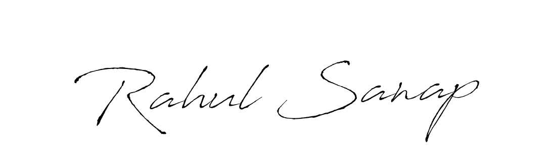 Make a beautiful signature design for name Rahul Sanap. With this signature (Antro_Vectra) style, you can create a handwritten signature for free. Rahul Sanap signature style 6 images and pictures png