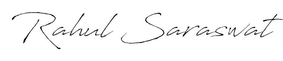A dynamic signature style for Rahul Saraswat using Antro_Vectra script. Designed to look authentic, handwritten, and professional. Rahul Saraswat signature style 6 images and pictures png