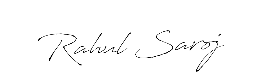 Also You can easily find your signature by using the search form. We will create Rahul Saroj name handwritten signature images for you free of cost using Antro_Vectra sign style. Rahul Saroj signature style 6 images and pictures png