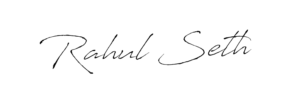 You should practise on your own different ways (Antro_Vectra) to write your name (Rahul Seth) in signature. don't let someone else do it for you. Rahul Seth signature style 6 images and pictures png