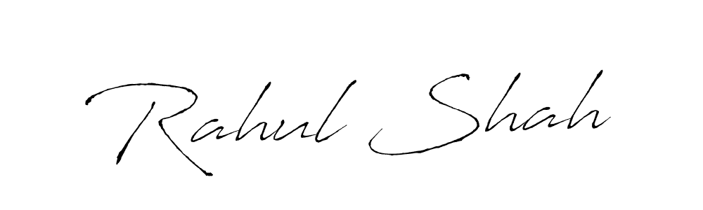 How to make Rahul Shah name signature. Use Antro_Vectra style for creating short signs online. This is the latest handwritten sign. Rahul Shah signature style 6 images and pictures png