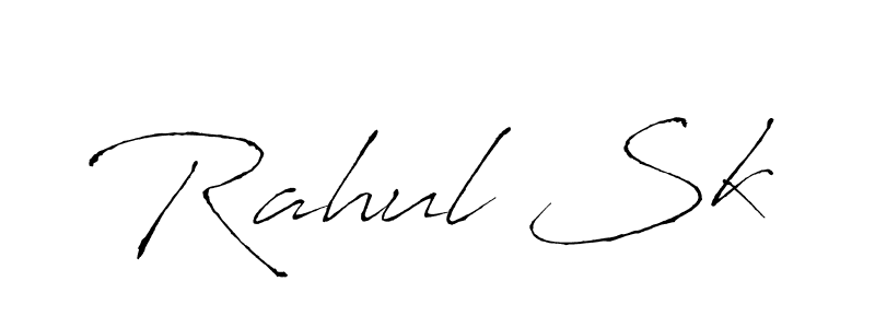 Design your own signature with our free online signature maker. With this signature software, you can create a handwritten (Antro_Vectra) signature for name Rahul Sk. Rahul Sk signature style 6 images and pictures png