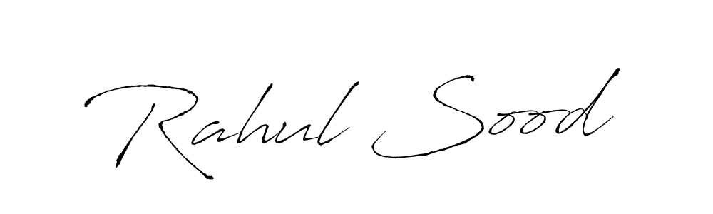 if you are searching for the best signature style for your name Rahul Sood. so please give up your signature search. here we have designed multiple signature styles  using Antro_Vectra. Rahul Sood signature style 6 images and pictures png