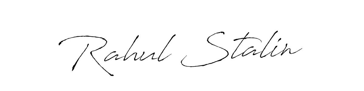 Rahul Stalin stylish signature style. Best Handwritten Sign (Antro_Vectra) for my name. Handwritten Signature Collection Ideas for my name Rahul Stalin. Rahul Stalin signature style 6 images and pictures png