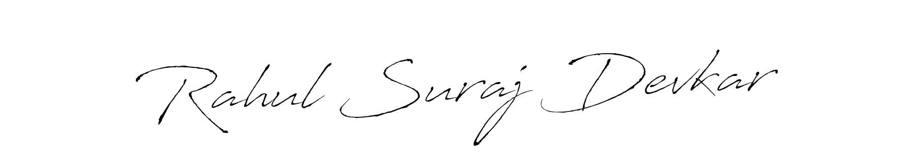 Similarly Antro_Vectra is the best handwritten signature design. Signature creator online .You can use it as an online autograph creator for name Rahul Suraj Devkar. Rahul Suraj Devkar signature style 6 images and pictures png