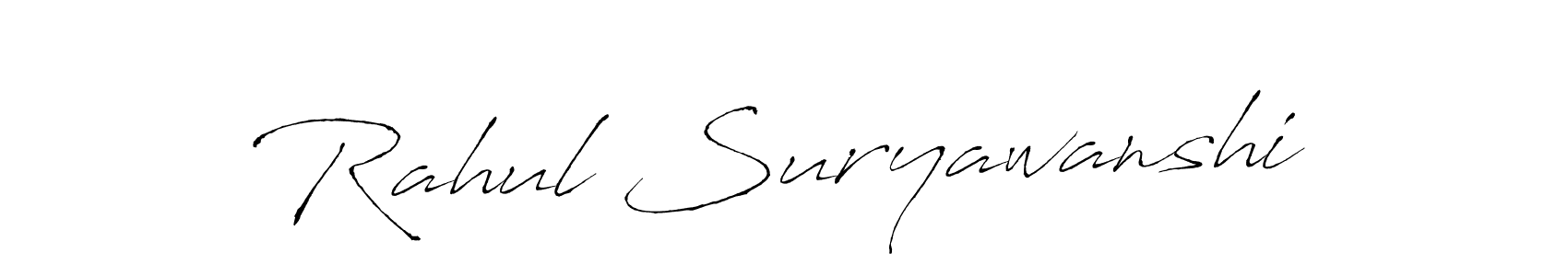 Also we have Rahul Suryawanshi name is the best signature style. Create professional handwritten signature collection using Antro_Vectra autograph style. Rahul Suryawanshi signature style 6 images and pictures png