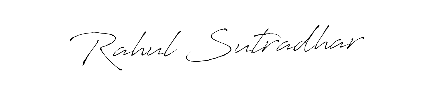 Rahul Sutradhar stylish signature style. Best Handwritten Sign (Antro_Vectra) for my name. Handwritten Signature Collection Ideas for my name Rahul Sutradhar. Rahul Sutradhar signature style 6 images and pictures png