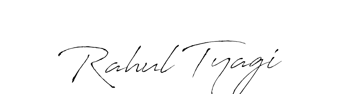 Rahul Tyagi stylish signature style. Best Handwritten Sign (Antro_Vectra) for my name. Handwritten Signature Collection Ideas for my name Rahul Tyagi. Rahul Tyagi signature style 6 images and pictures png