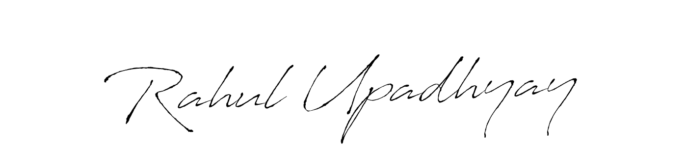 Make a beautiful signature design for name Rahul Upadhyay. With this signature (Antro_Vectra) style, you can create a handwritten signature for free. Rahul Upadhyay signature style 6 images and pictures png