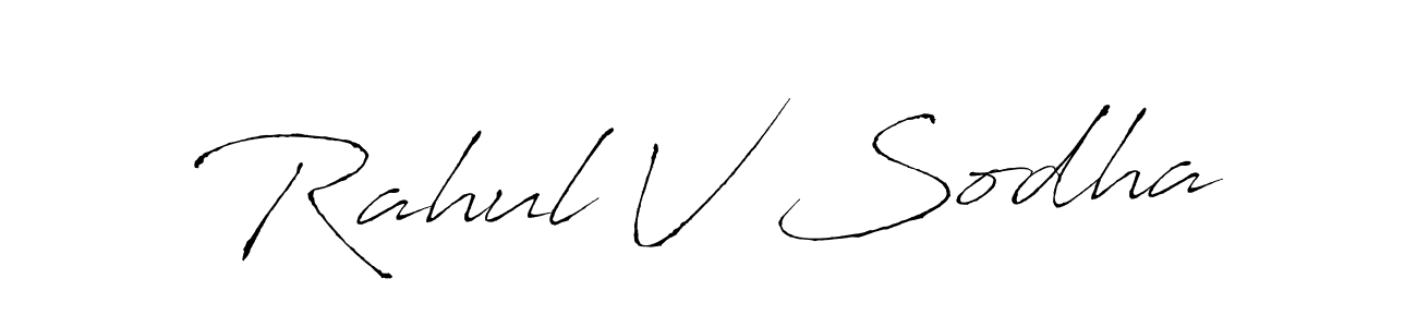 Once you've used our free online signature maker to create your best signature Antro_Vectra style, it's time to enjoy all of the benefits that Rahul V Sodha name signing documents. Rahul V Sodha signature style 6 images and pictures png