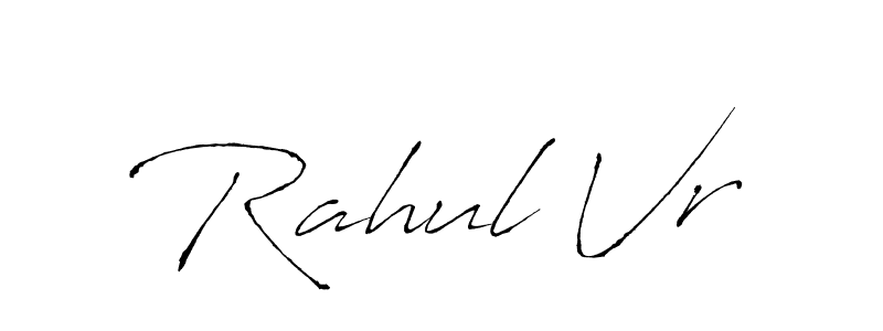 Also we have Rahul Vr name is the best signature style. Create professional handwritten signature collection using Antro_Vectra autograph style. Rahul Vr signature style 6 images and pictures png