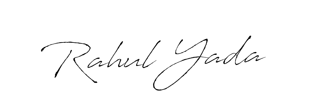 Make a beautiful signature design for name Rahul Yada. With this signature (Antro_Vectra) style, you can create a handwritten signature for free. Rahul Yada signature style 6 images and pictures png