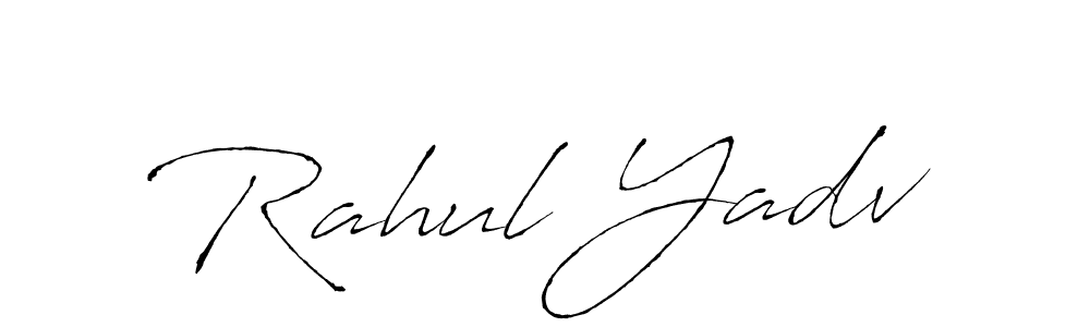 Design your own signature with our free online signature maker. With this signature software, you can create a handwritten (Antro_Vectra) signature for name Rahul Yadv. Rahul Yadv signature style 6 images and pictures png