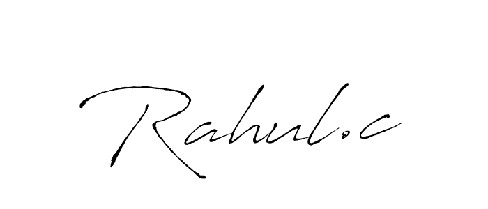 Design your own signature with our free online signature maker. With this signature software, you can create a handwritten (Antro_Vectra) signature for name Rahul.c. Rahul.c signature style 6 images and pictures png