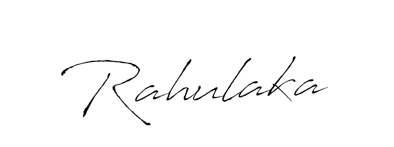 Use a signature maker to create a handwritten signature online. With this signature software, you can design (Antro_Vectra) your own signature for name Rahulaka. Rahulaka signature style 6 images and pictures png