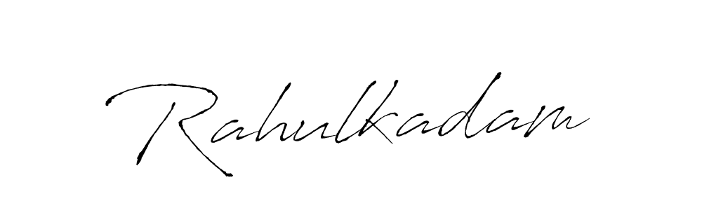 Make a beautiful signature design for name Rahulkadam. With this signature (Antro_Vectra) style, you can create a handwritten signature for free. Rahulkadam signature style 6 images and pictures png