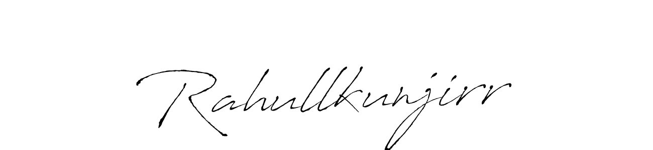 Use a signature maker to create a handwritten signature online. With this signature software, you can design (Antro_Vectra) your own signature for name Rahullkunjirr. Rahullkunjirr signature style 6 images and pictures png