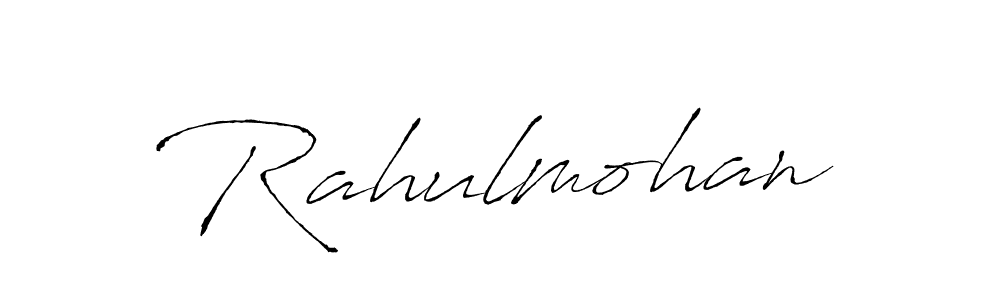 if you are searching for the best signature style for your name Rahulmohan. so please give up your signature search. here we have designed multiple signature styles  using Antro_Vectra. Rahulmohan signature style 6 images and pictures png