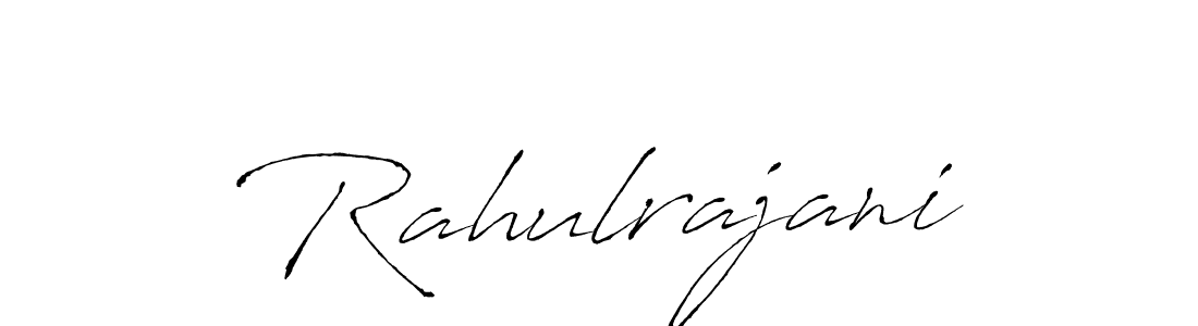 Design your own signature with our free online signature maker. With this signature software, you can create a handwritten (Antro_Vectra) signature for name Rahulrajani. Rahulrajani signature style 6 images and pictures png