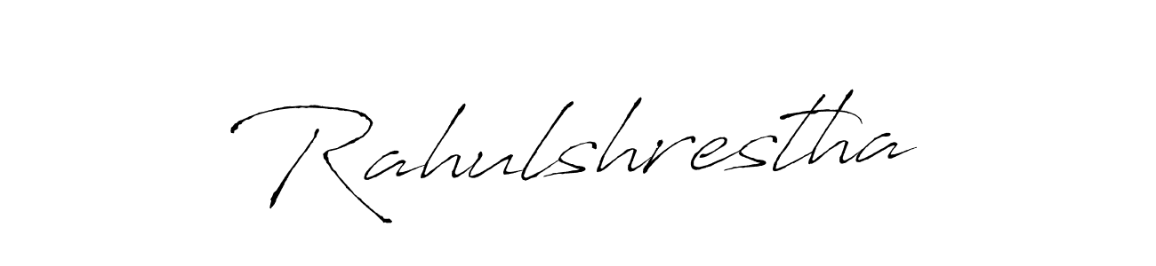 The best way (Antro_Vectra) to make a short signature is to pick only two or three words in your name. The name Rahulshrestha include a total of six letters. For converting this name. Rahulshrestha signature style 6 images and pictures png