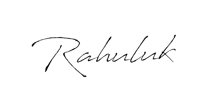 Use a signature maker to create a handwritten signature online. With this signature software, you can design (Antro_Vectra) your own signature for name Rahuluk. Rahuluk signature style 6 images and pictures png