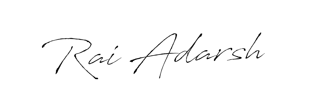 Rai Adarsh stylish signature style. Best Handwritten Sign (Antro_Vectra) for my name. Handwritten Signature Collection Ideas for my name Rai Adarsh. Rai Adarsh signature style 6 images and pictures png