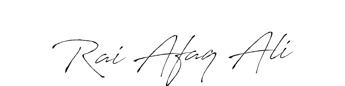 Create a beautiful signature design for name Rai Afaq Ali. With this signature (Antro_Vectra) fonts, you can make a handwritten signature for free. Rai Afaq Ali signature style 6 images and pictures png