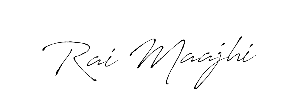 Once you've used our free online signature maker to create your best signature Antro_Vectra style, it's time to enjoy all of the benefits that Rai Maajhi name signing documents. Rai Maajhi signature style 6 images and pictures png