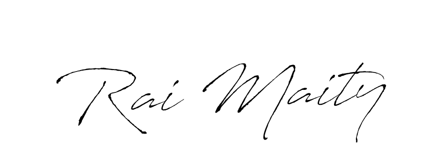 Also we have Rai Maity name is the best signature style. Create professional handwritten signature collection using Antro_Vectra autograph style. Rai Maity signature style 6 images and pictures png