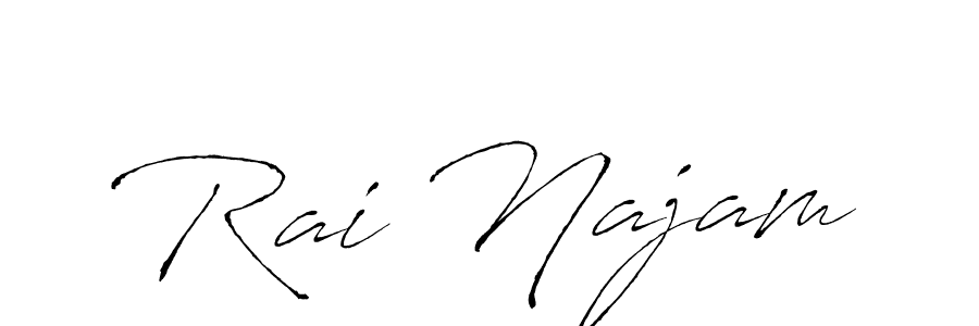 It looks lik you need a new signature style for name Rai Najam. Design unique handwritten (Antro_Vectra) signature with our free signature maker in just a few clicks. Rai Najam signature style 6 images and pictures png