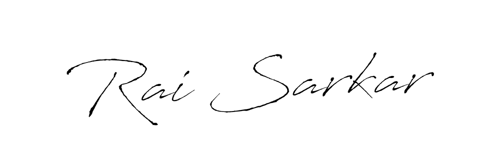 How to make Rai Sarkar name signature. Use Antro_Vectra style for creating short signs online. This is the latest handwritten sign. Rai Sarkar signature style 6 images and pictures png