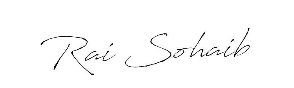 Use a signature maker to create a handwritten signature online. With this signature software, you can design (Antro_Vectra) your own signature for name Rai Sohaib. Rai Sohaib signature style 6 images and pictures png