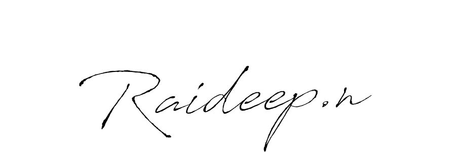 Raideep.n stylish signature style. Best Handwritten Sign (Antro_Vectra) for my name. Handwritten Signature Collection Ideas for my name Raideep.n. Raideep.n signature style 6 images and pictures png