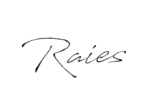 Raies stylish signature style. Best Handwritten Sign (Antro_Vectra) for my name. Handwritten Signature Collection Ideas for my name Raies. Raies signature style 6 images and pictures png