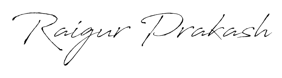 Practice writing Raigur Prakash with the flow of Antro_Vectra lettering. A fantastic source of inspiration for developing your personal signature style. Raigur Prakash signature style 6 images and pictures png