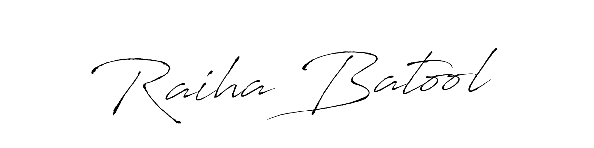 How to make Raiha Batool signature? Antro_Vectra is a professional autograph style. Create handwritten signature for Raiha Batool name. Raiha Batool signature style 6 images and pictures png