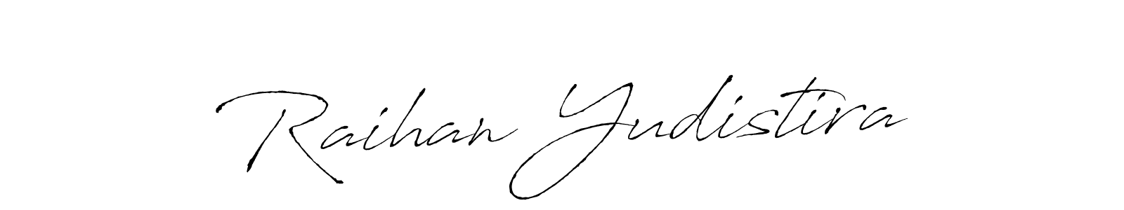 It looks lik you need a new signature style for name Raihan Yudistira. Design unique handwritten (Antro_Vectra) signature with our free signature maker in just a few clicks. Raihan Yudistira signature style 6 images and pictures png