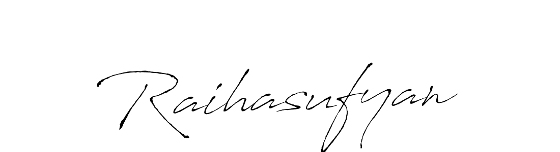 Antro_Vectra is a professional signature style that is perfect for those who want to add a touch of class to their signature. It is also a great choice for those who want to make their signature more unique. Get Raihasufyan name to fancy signature for free. Raihasufyan signature style 6 images and pictures png