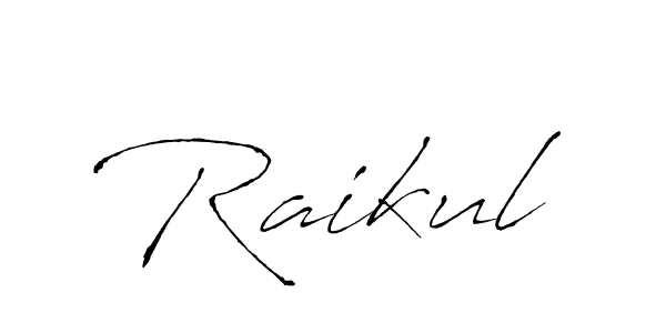 Create a beautiful signature design for name Raikul. With this signature (Antro_Vectra) fonts, you can make a handwritten signature for free. Raikul signature style 6 images and pictures png