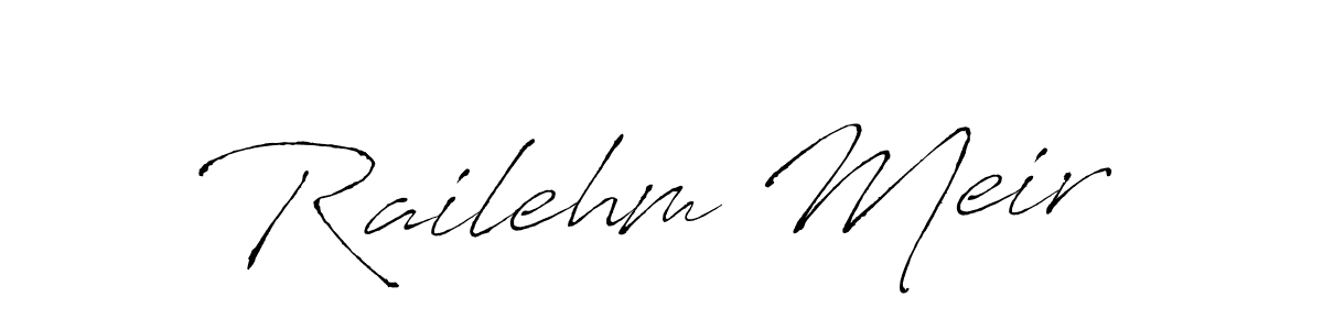 Antro_Vectra is a professional signature style that is perfect for those who want to add a touch of class to their signature. It is also a great choice for those who want to make their signature more unique. Get Railehm Meir name to fancy signature for free. Railehm Meir signature style 6 images and pictures png