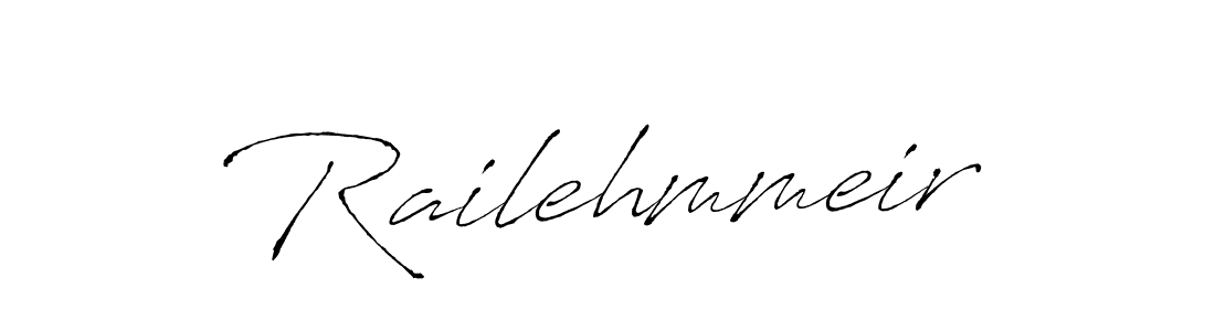 Create a beautiful signature design for name Railehmmeir. With this signature (Antro_Vectra) fonts, you can make a handwritten signature for free. Railehmmeir signature style 6 images and pictures png