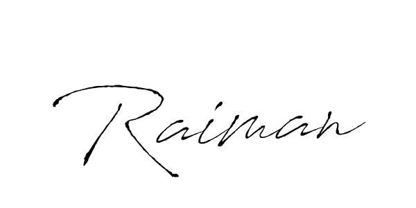 Also You can easily find your signature by using the search form. We will create Raiman name handwritten signature images for you free of cost using Antro_Vectra sign style. Raiman signature style 6 images and pictures png